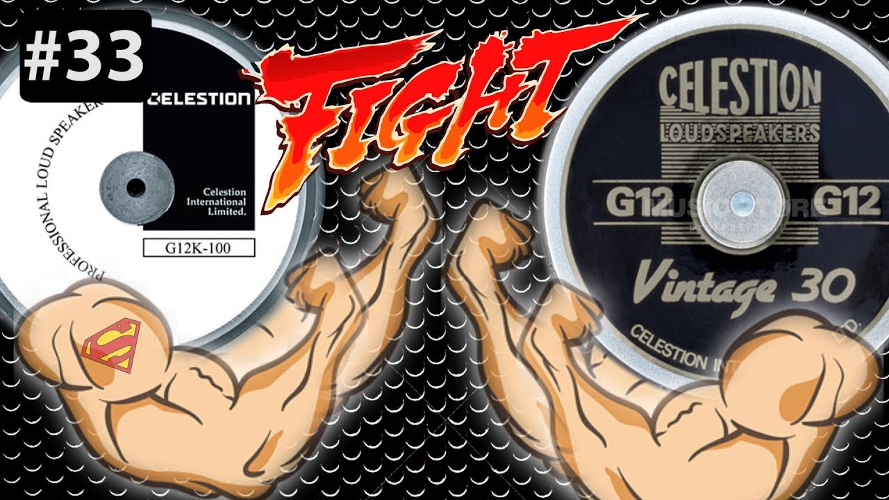 CELESTION G12K 100 Vs. CELESTION VINTAGE 30 - METAL