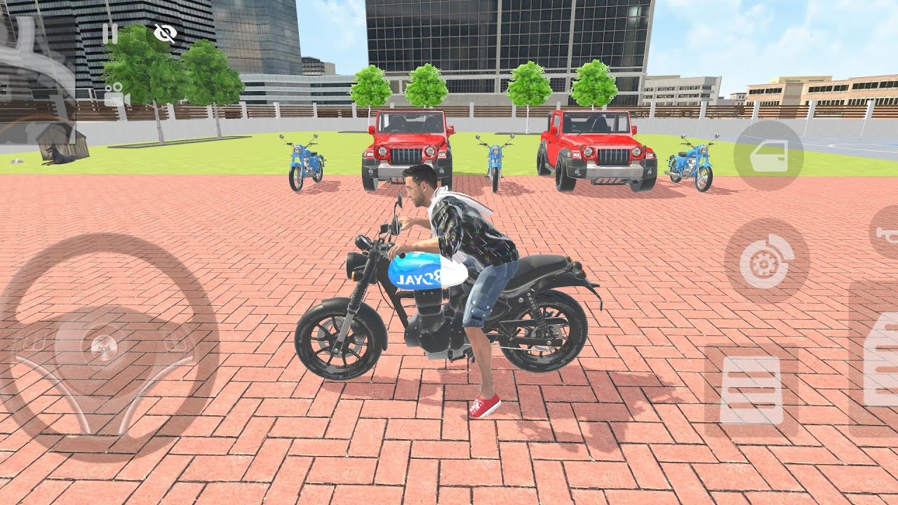 🎮Franklin order by 2️⃣THAR and 👑3️⃣ infinite in Indian 🇮🇳bike 💥Theft Auto simulator!!!!!!!!!🎮