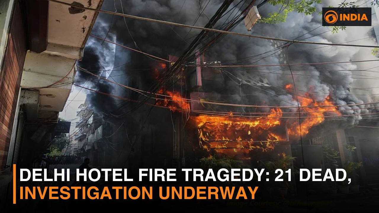 Massive Fire in Delhi&rsquo;s Malviya Nagar Claims 21 Lives, Triggers Major Rescue Operation | DD India