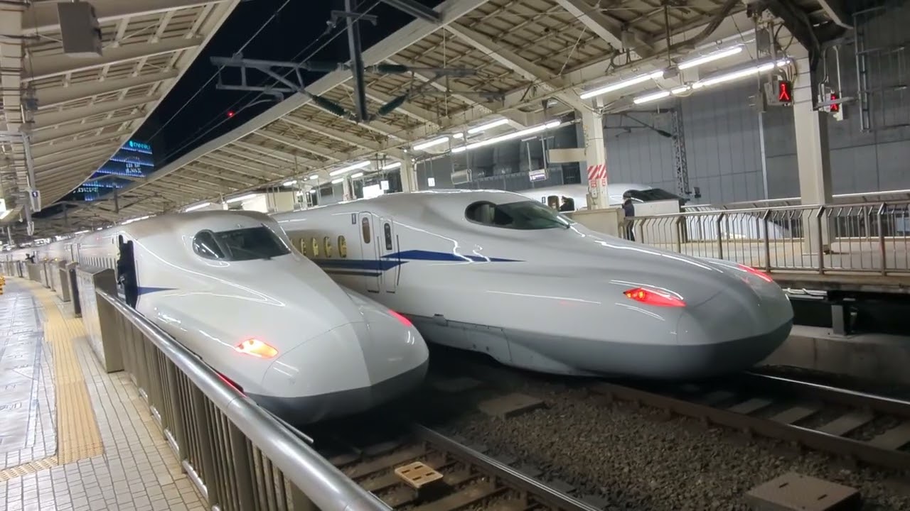 2026年1月3日東海道新幹線東京(駅)18番線522Aひかり522号東京着到着→停車 N700S(系)·J52編成運行((回送列車)回送522A→)522Aひかり522号