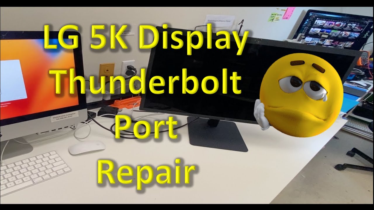 LG Ultrafine 5k Monitor (Over $1k) Repair | Common Thunderbolt Issue | No display