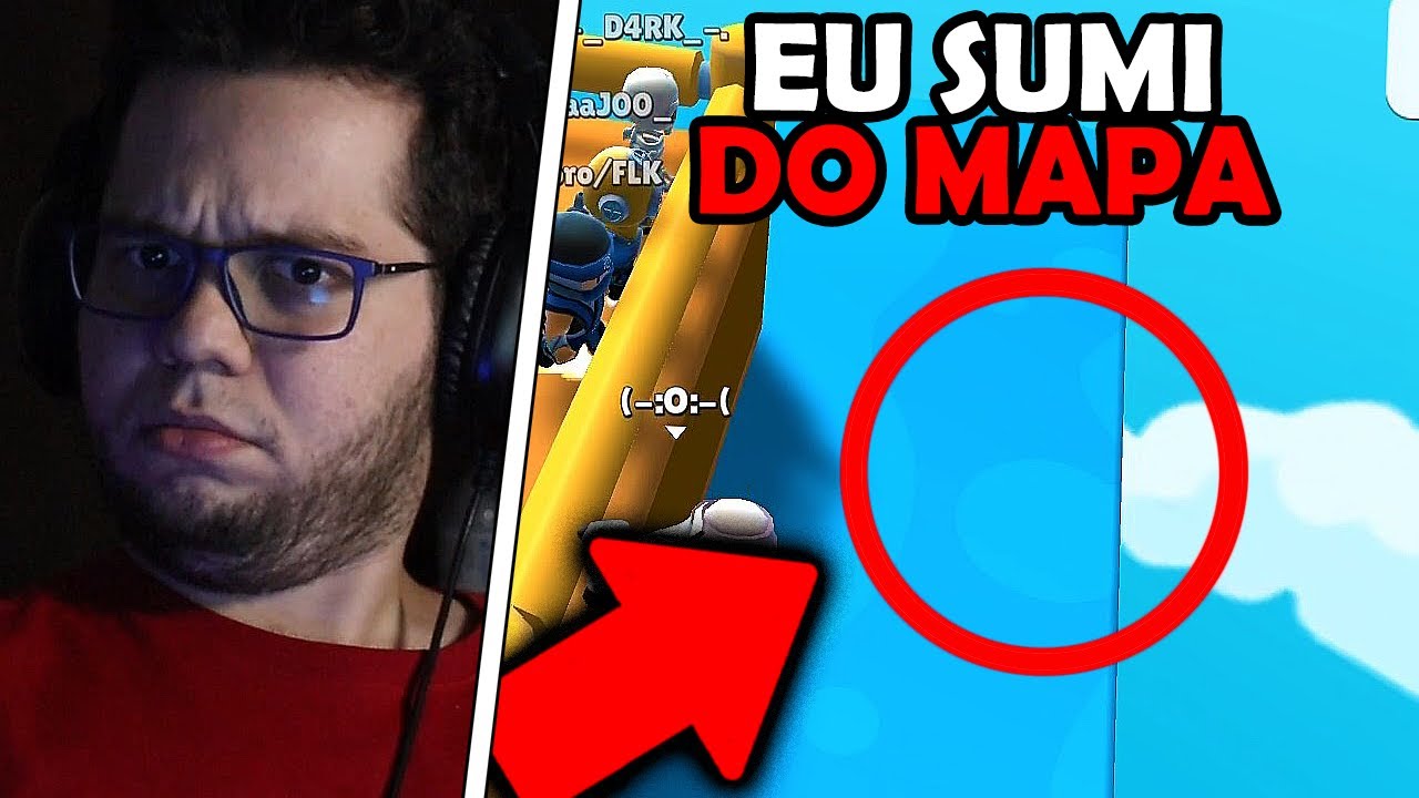 Stumble Guys EU SUMI DO MAPA DO JOGO