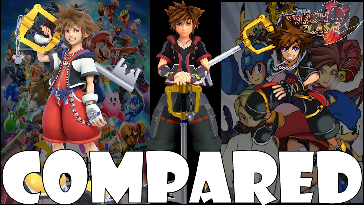 Sora's Moveset Compared SSBU/SSF2