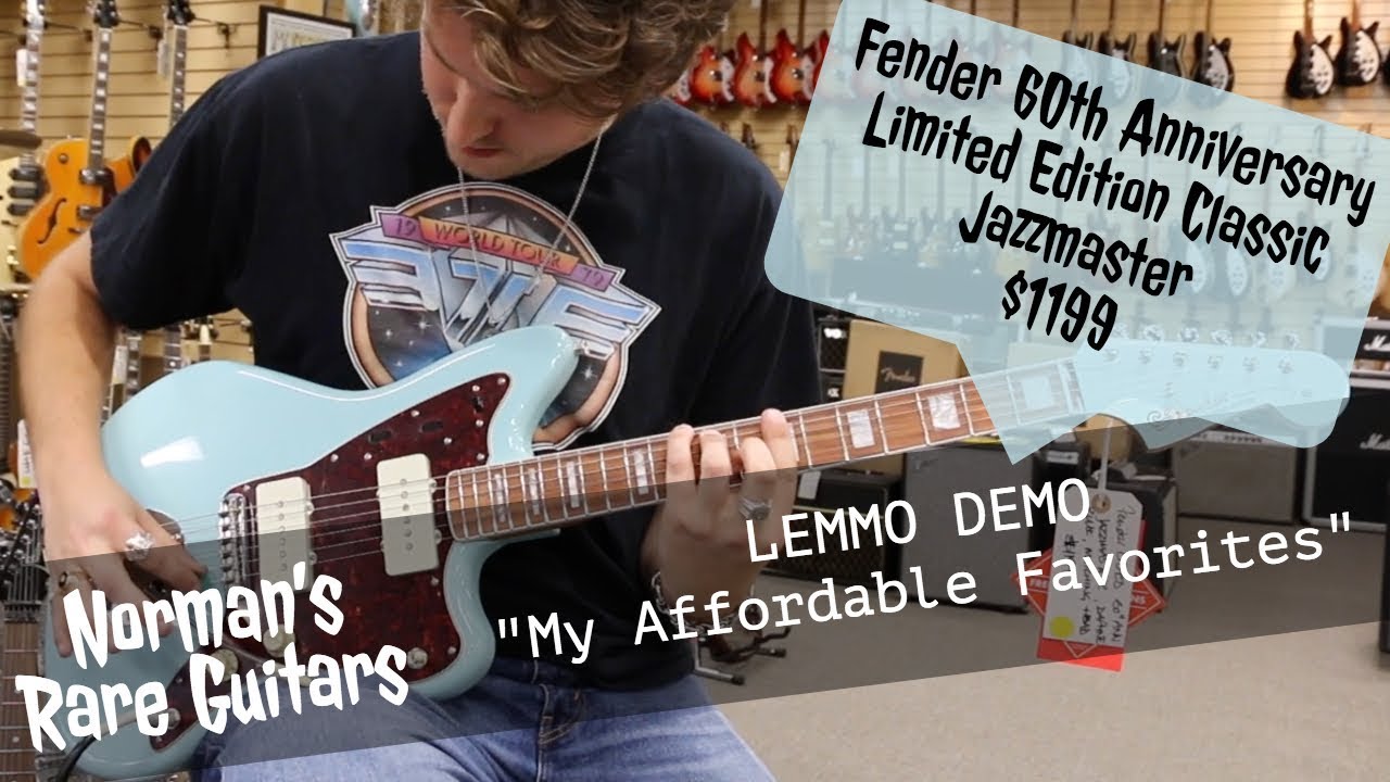 LEMMO DEMO: Fender 60th Anni Limited Edition Classic Jazzmaster $1195 | 