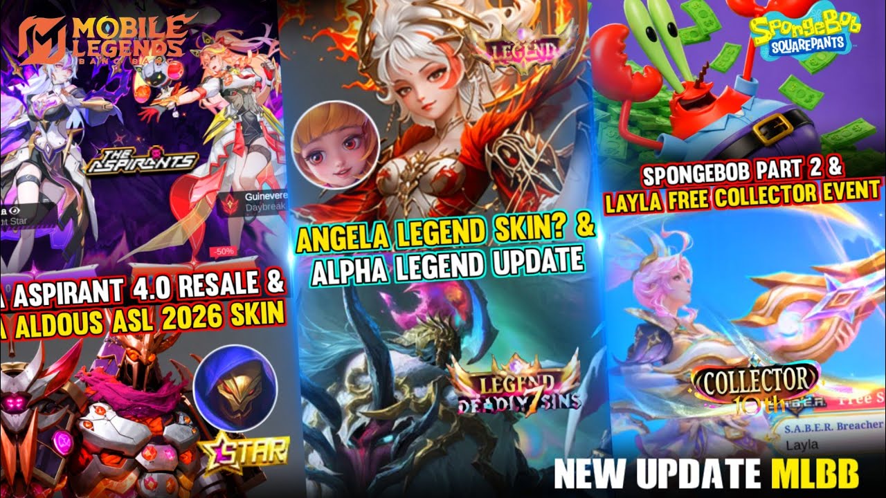 ALPHA & KAGURA LEGEND UPDATE | NEW ANGELA LEGEND? | ASPIRANT 4.0 RESALE | ALDOUS ASL 2026 SKIN