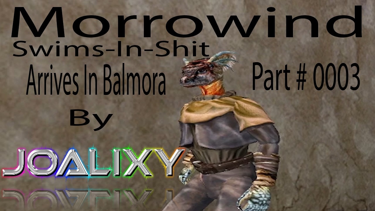 Swims-In-Shit arrives in Balmora
