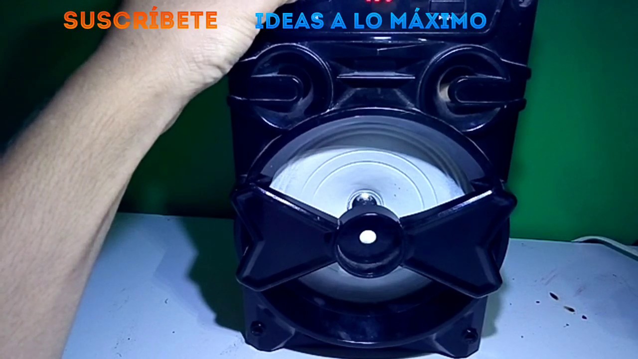 Añadiendo una bocina de 3 whats a una bocina portátil