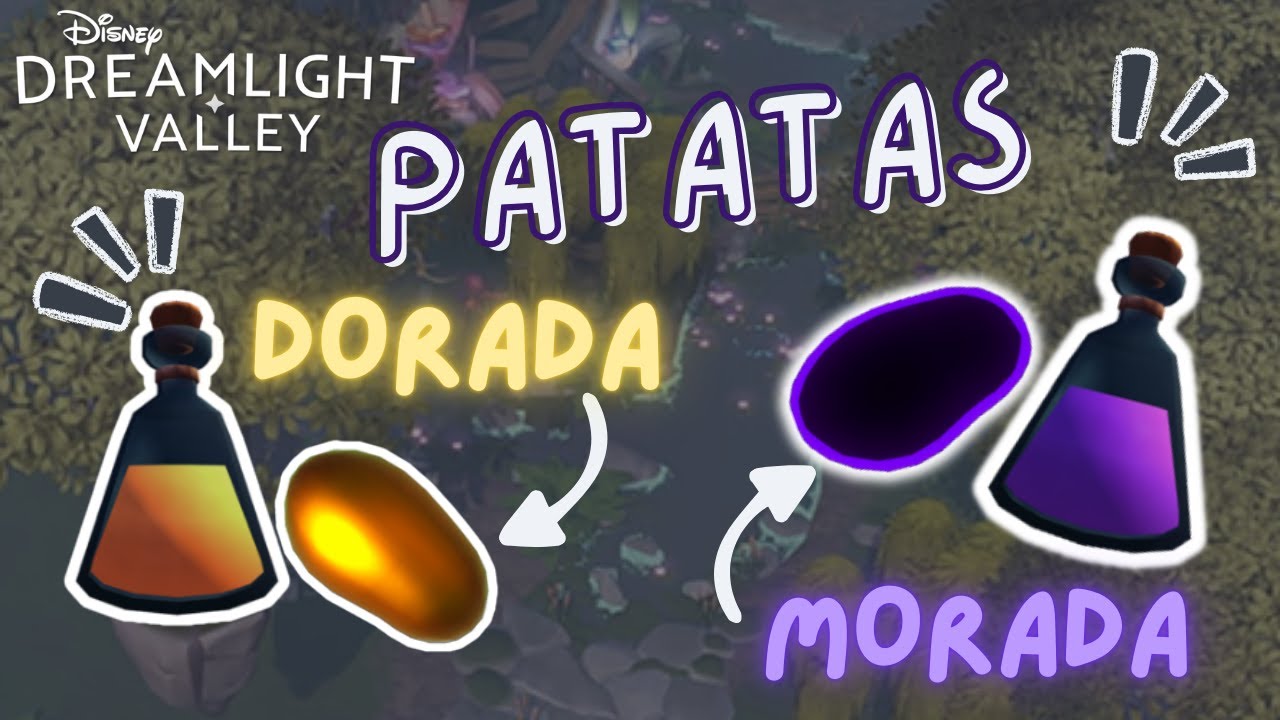 GUIA MISION PATATAS DORADA Y MORADA - DISNEY DREAMLIGHT VALLEY  #disneydreamlightvalley #guia