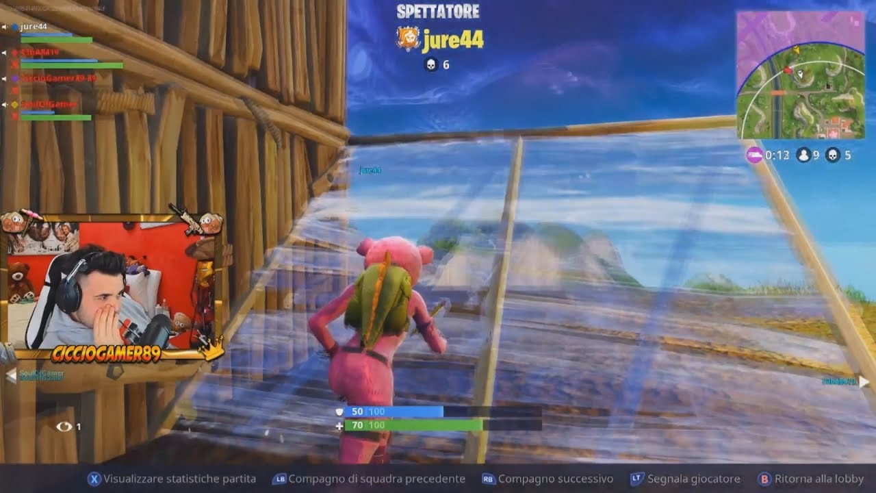 CICCIOGAMER89 MUORE E FA DA MISTER AL SUO TEAM IN LIVE!