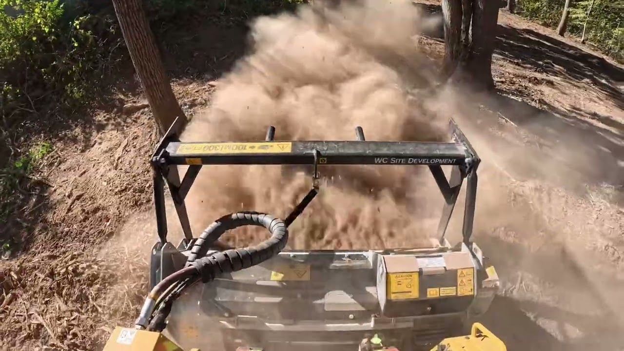 More CAT 275XE footage with BL4 FAE mulching head. 