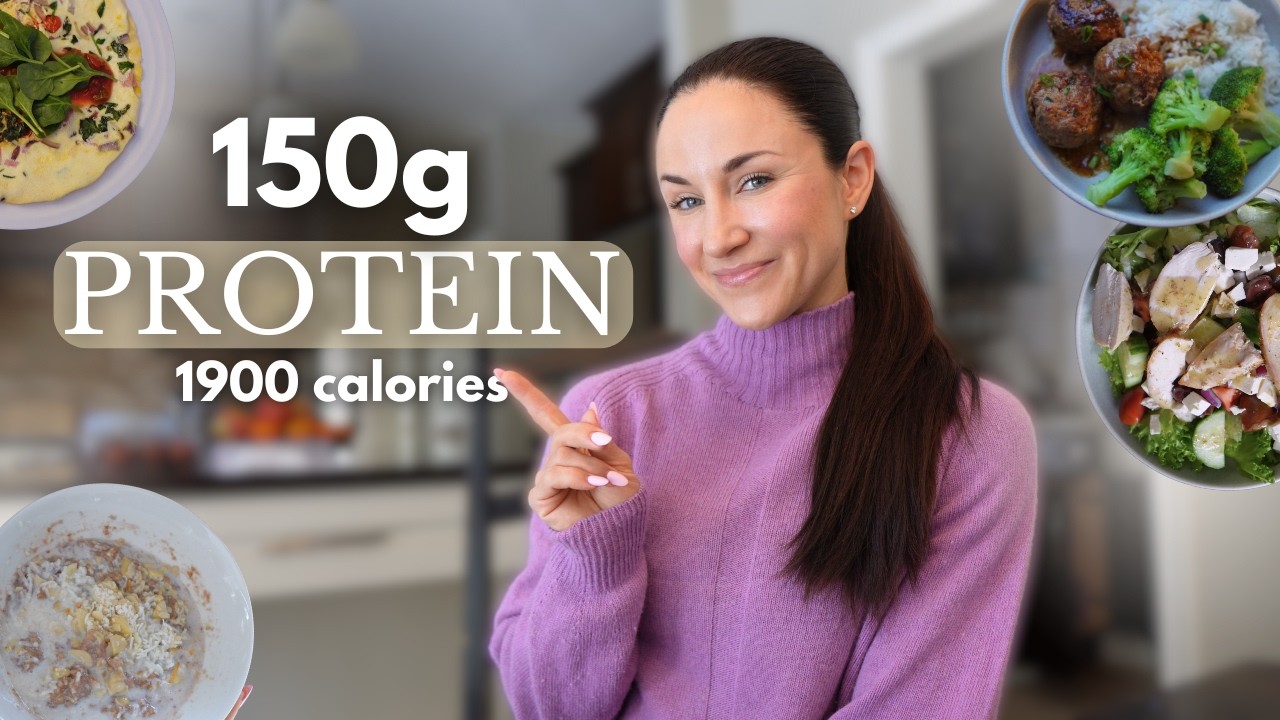 The 150g Protein Meal Plan I Swear By as a Busy Mom of 4 | What I Eat in a Day