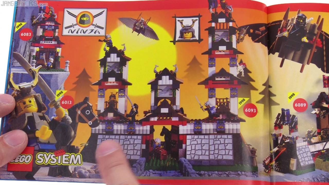 A look through a LEGO catalog from 1998