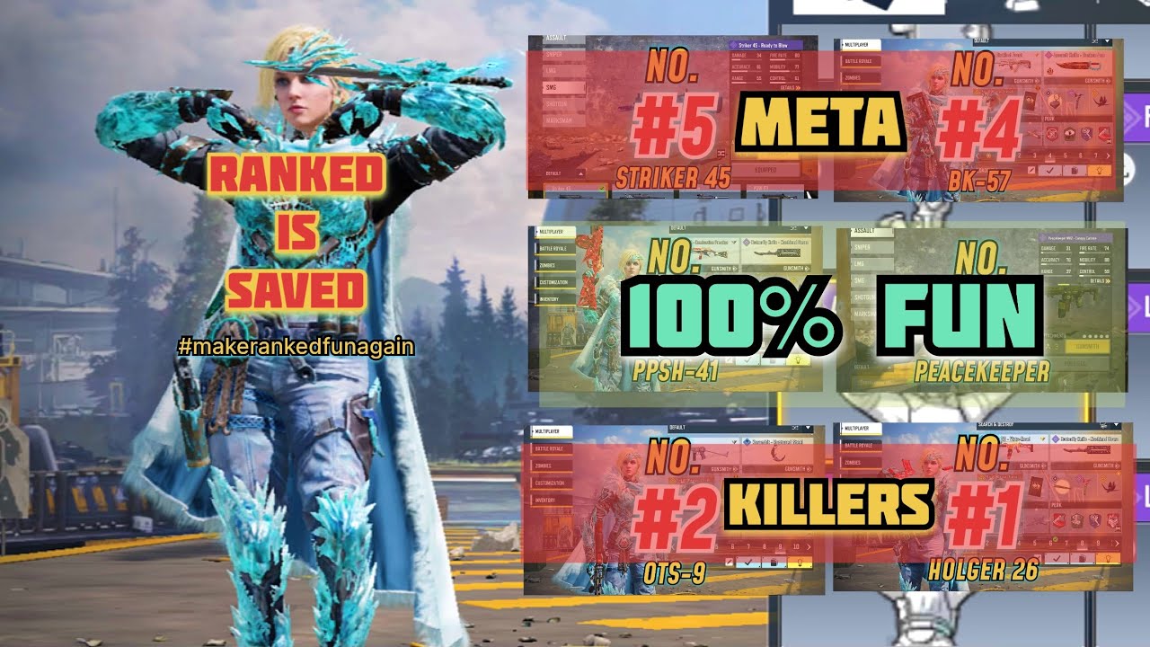 Ranked is Boring. These 5 Builds make it FUN Again. (CODM)