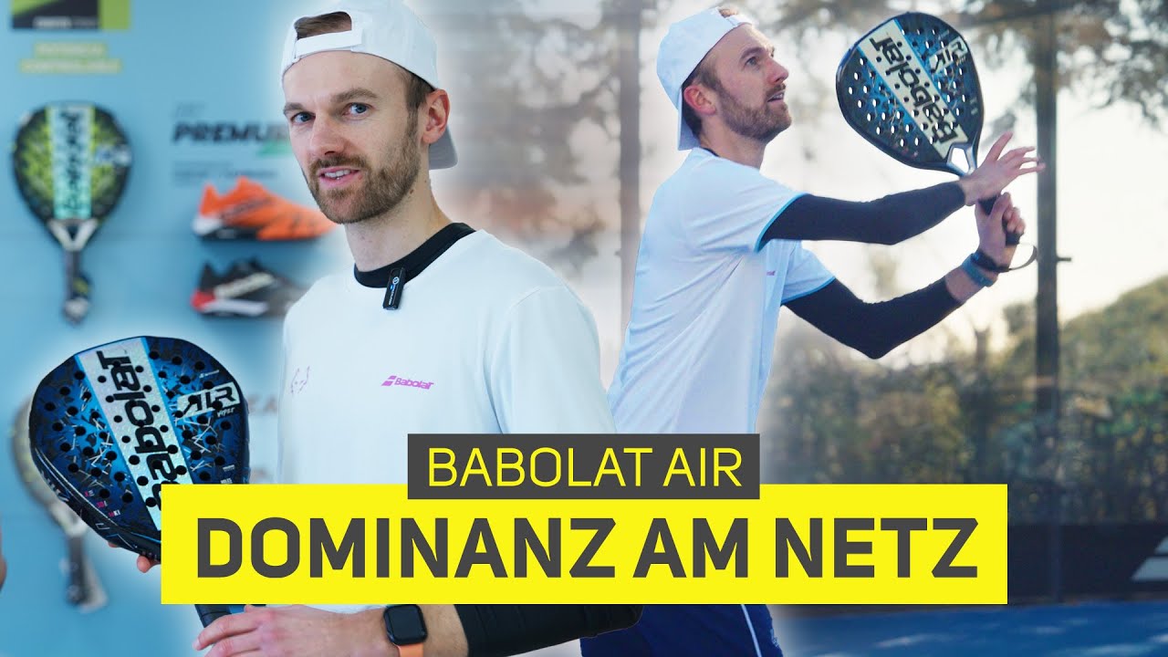 Ab ans Netz - Mit dem Babolat Air wirst du zum König des Überkopfballs | Babolat x Padel-Point