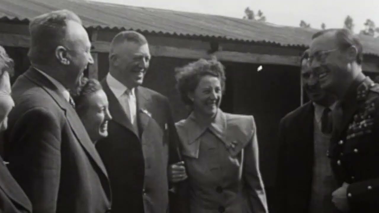 El pr&iacute;ncipe neerland&eacute;s Bernhard visita Tres Arroyos en 1951