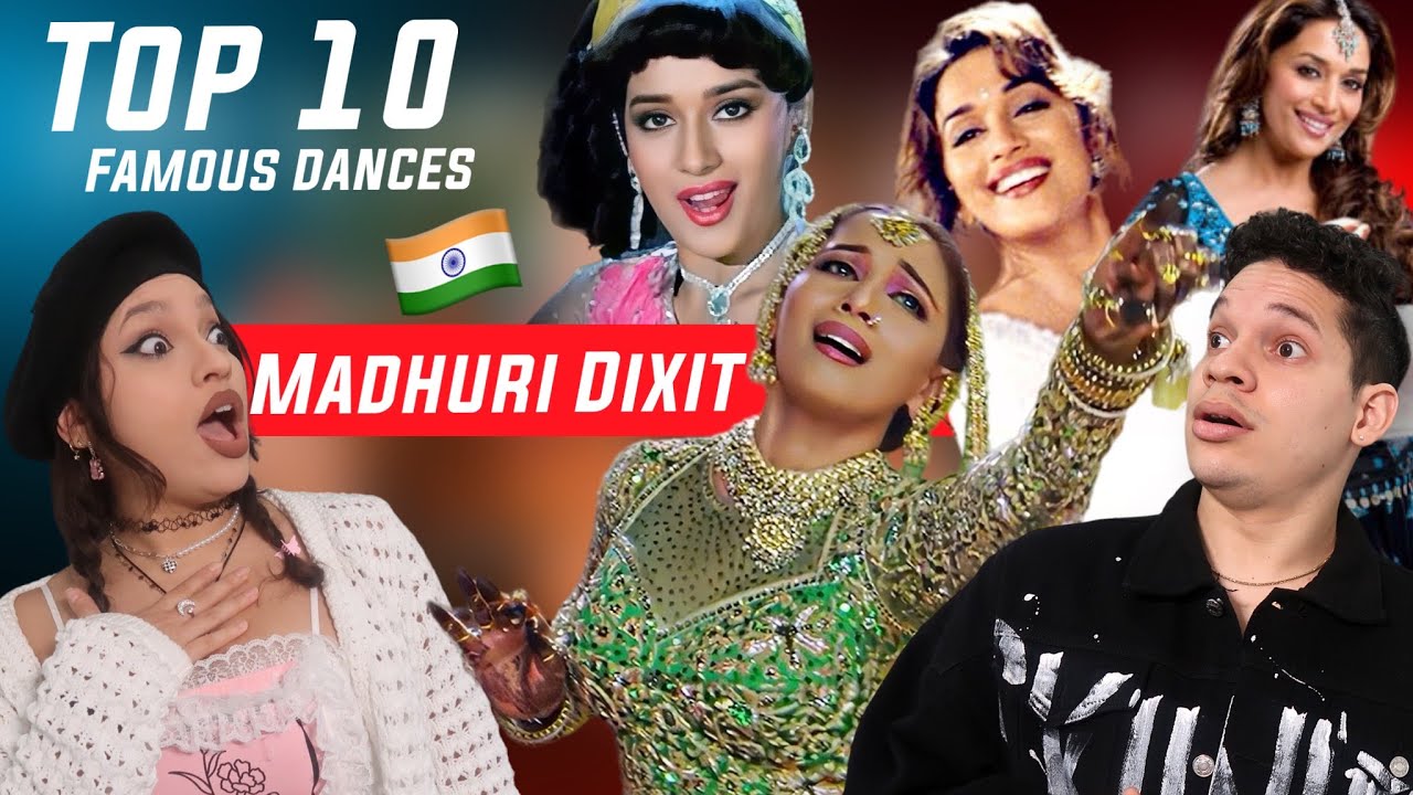 One of India's Best Dancers! Waleska & Efra React to Madhuri Dixit Top 10 Dancing Moments
