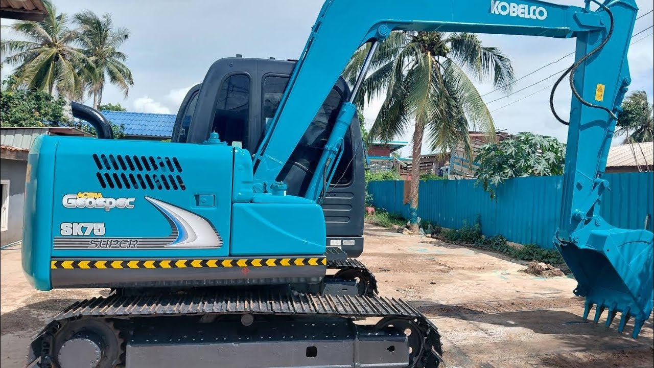❌️ปิดขายครับ❌️ Kobelco Sk75-8 เก่านอก สวยๆราคา650,000ต่อรองได้ส่งฟรี เก็บเงินปลายทาง สนใจ 0912425860