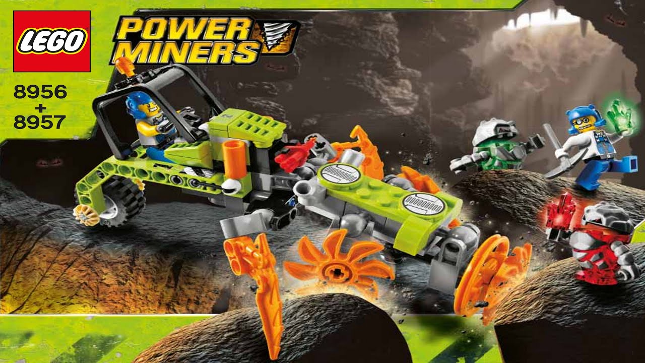 LEGO instructions - Power Miners - 8956 + 8957 - Cave Cutter