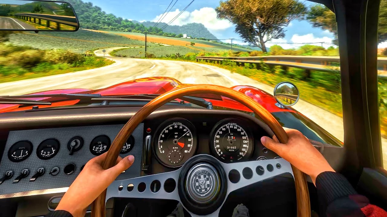 1961 Jaguar E-Type Coupe 3.8L - POV ТЕСТ-ДРАЙВ
