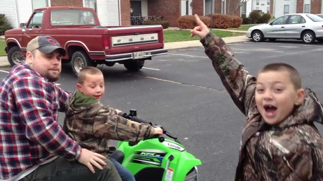 Giving my boys their Christmas Present!!!