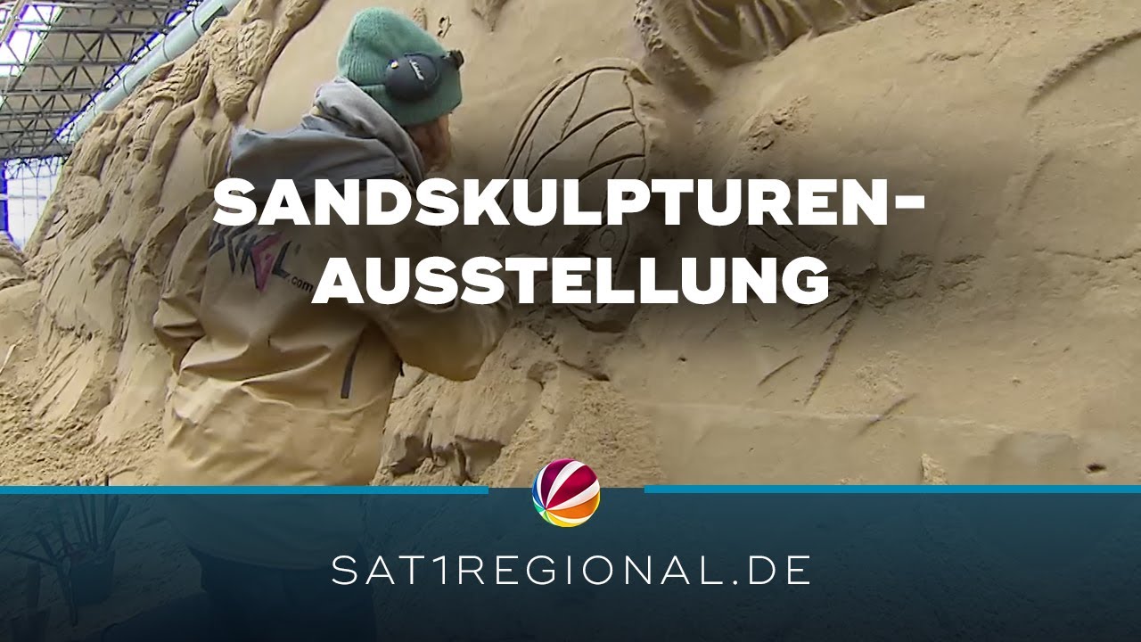 Sandskulpturen-Ausstellung 2024 in Travemünde zum Thema „Legenden, Mythen & Sagen“