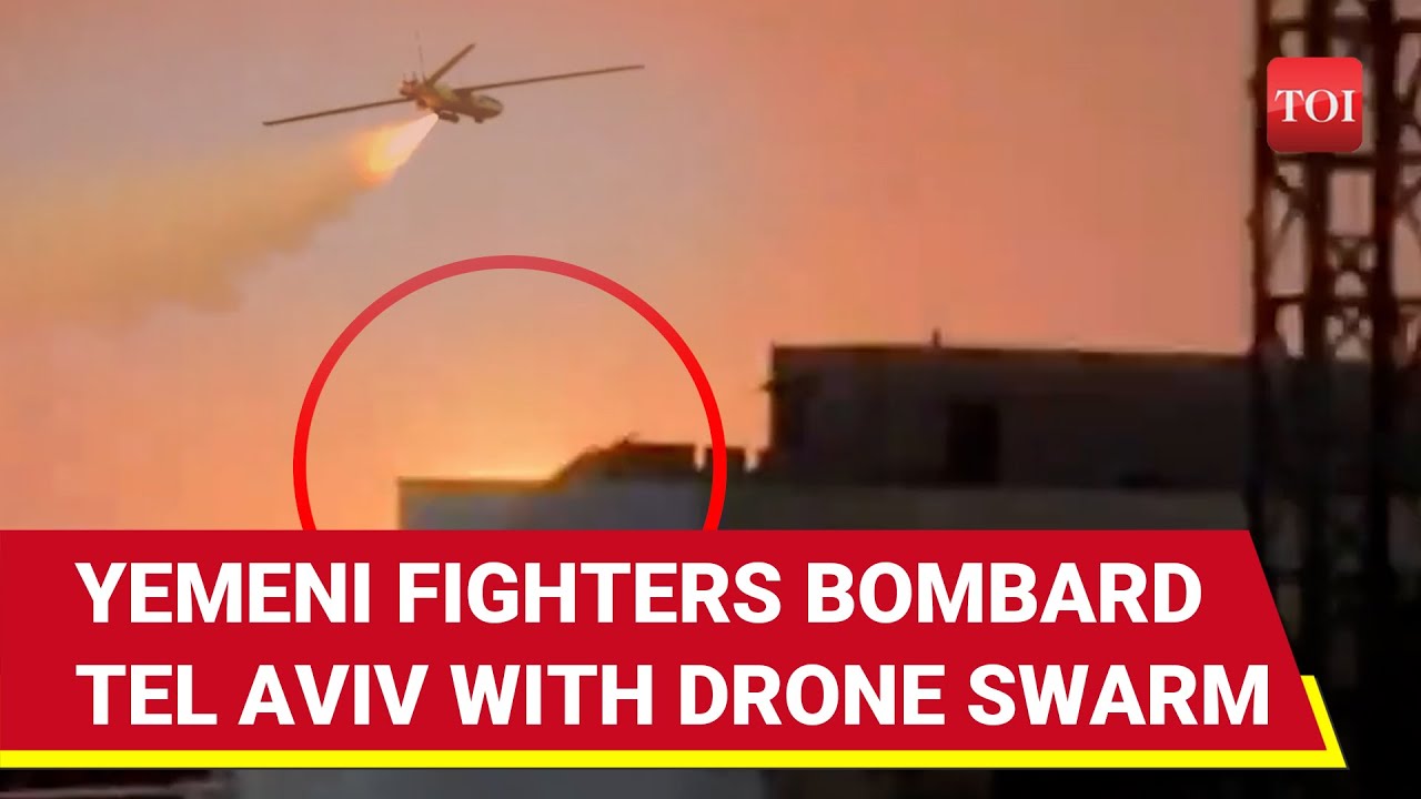 Yemen Bombards Israel: 'Vital Target' In Tel Aviv 'Hit' By Houthi Drones; IDF Confirms Strike