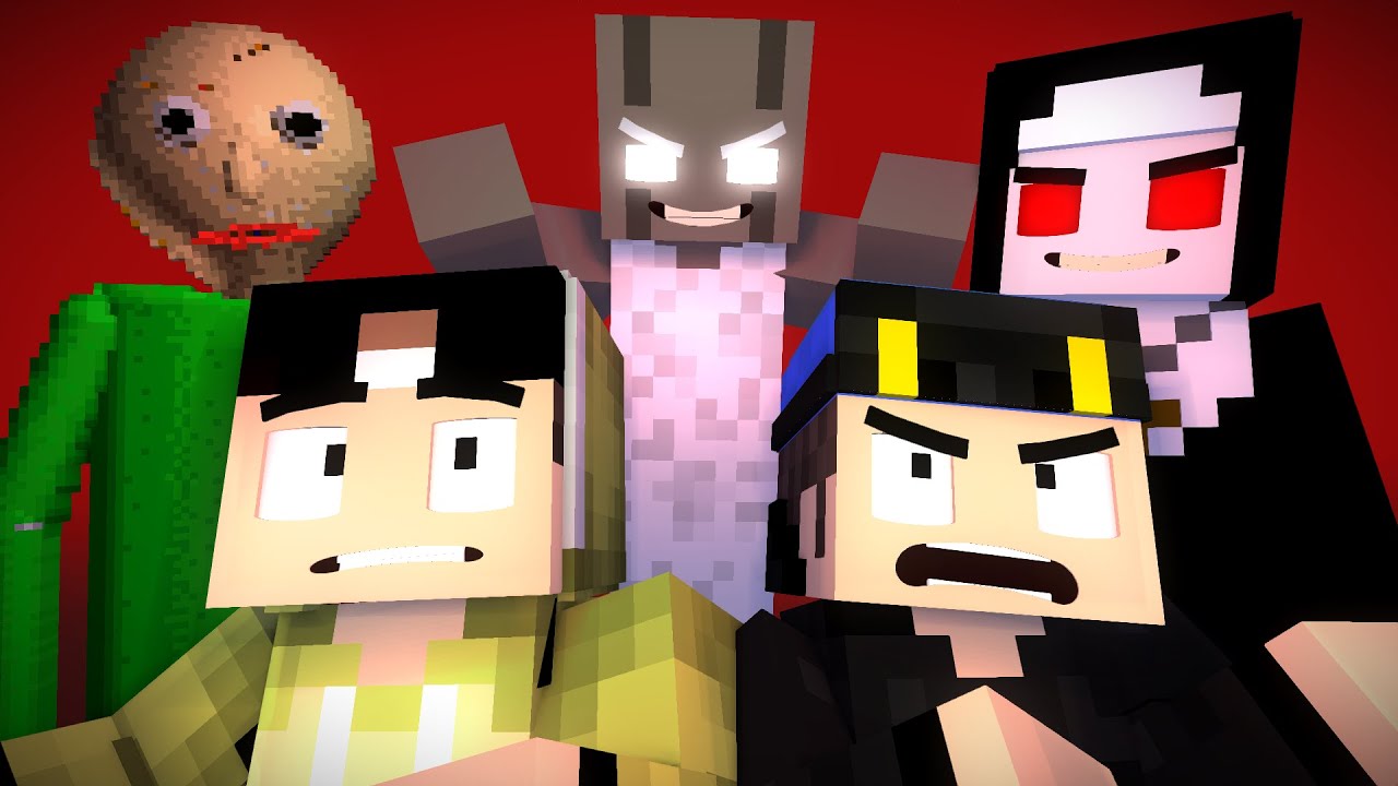 Erpan & Master Bijix si Master Game Horror - Animasi Minecraft Indonesia