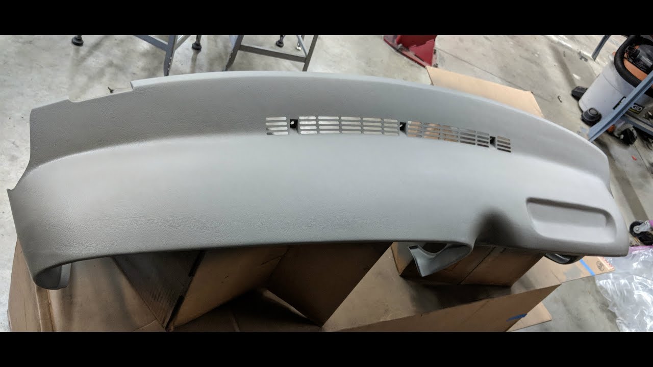 Fixing My Cracked Dashboard & Painting & Installing a Dash-Skin - Coverlay in a 98 Sierra