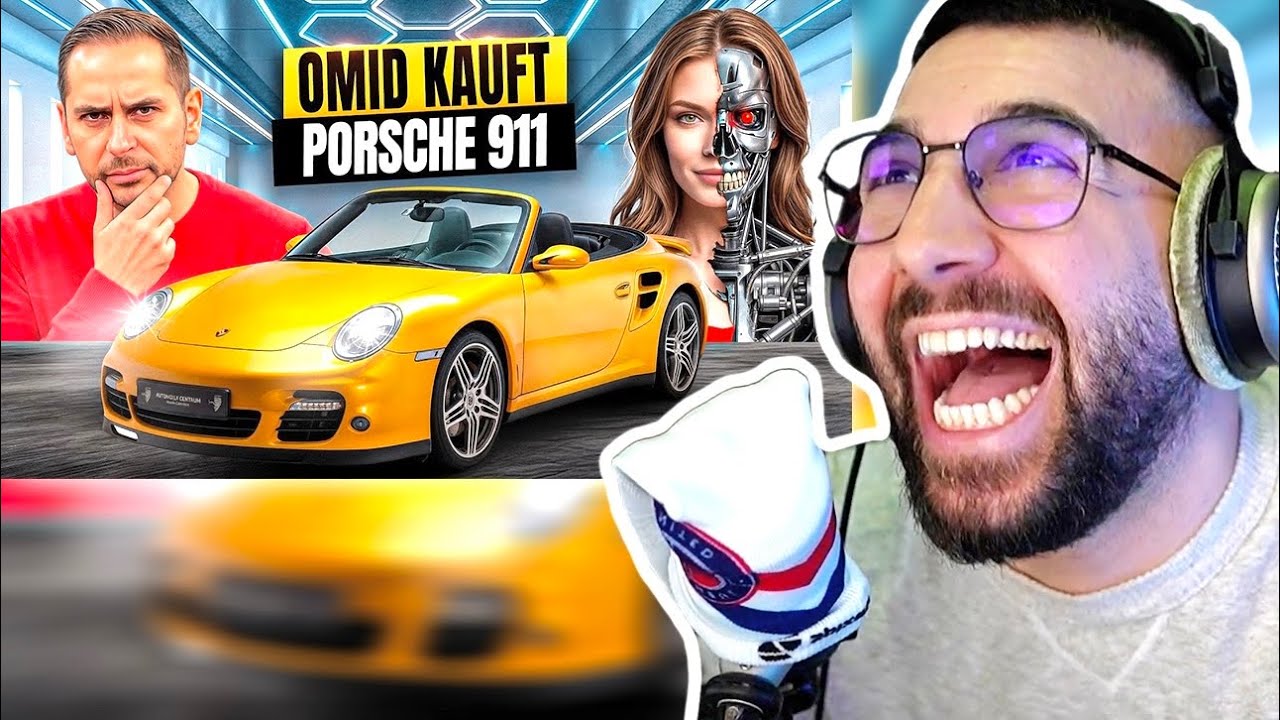 OMID MACHT FANTASIE MIT KI&hellip; 🤖🤣 MertAbi reagiert auf Omid kauft Porsche 911 🔥 