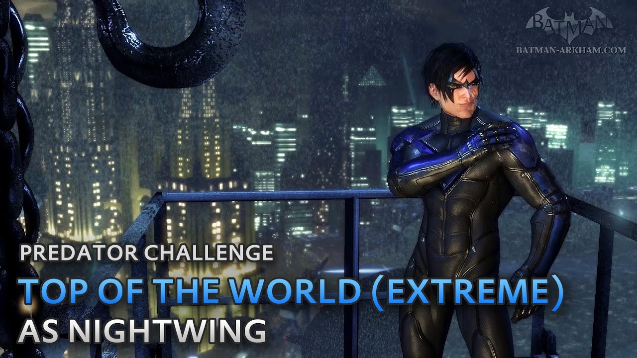 Batman: Arkham City - Top of the World (Extreme) [as Nightwing] - Predator Challenge