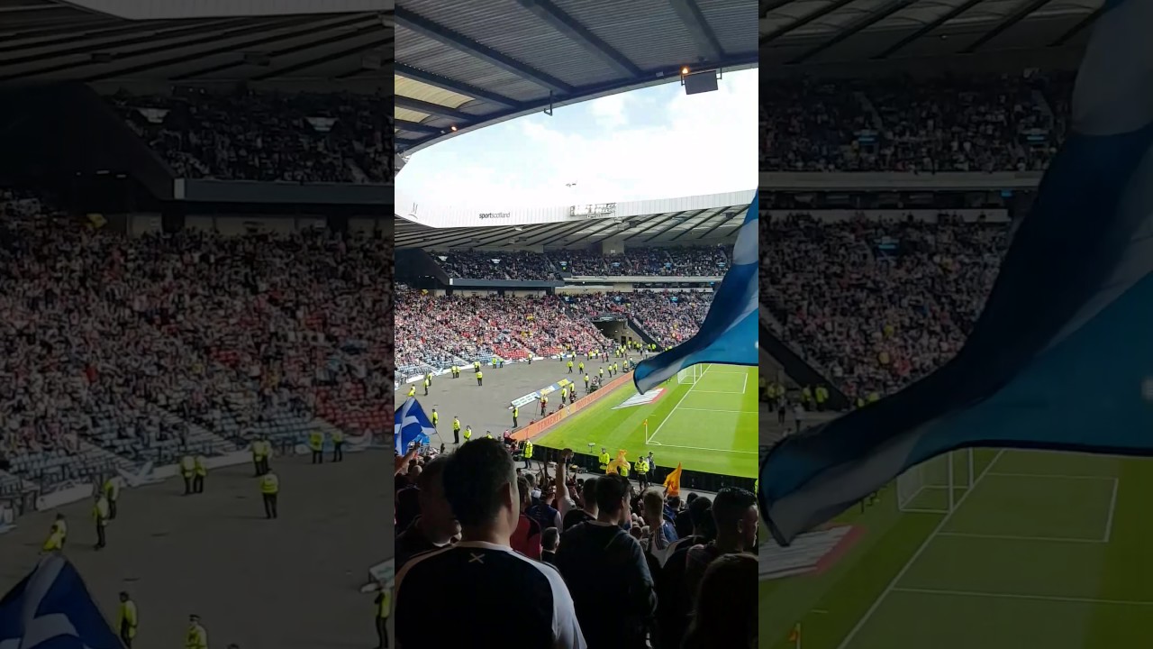 Runrigs version of Loch Lomond sung by Scotland fans at half time against England at Hampden