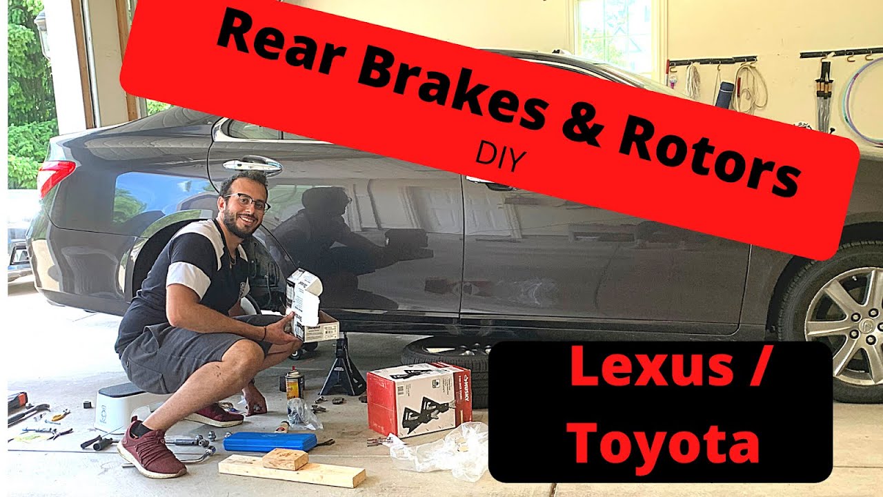 Как заменить задние тормозные колодки и роторы: Lexus IS/ES/LS 2002–2012, Toyota Camry/Corolla/Av...