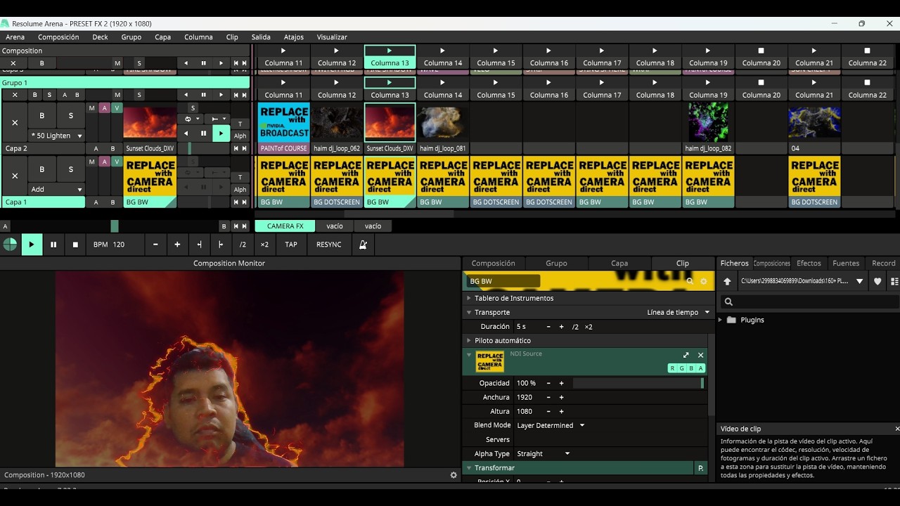 🎥 FX PARA CIRCUITO CERRADO EN RESOLUME 🔥 | Pack Profesional para Eventos y Festivales