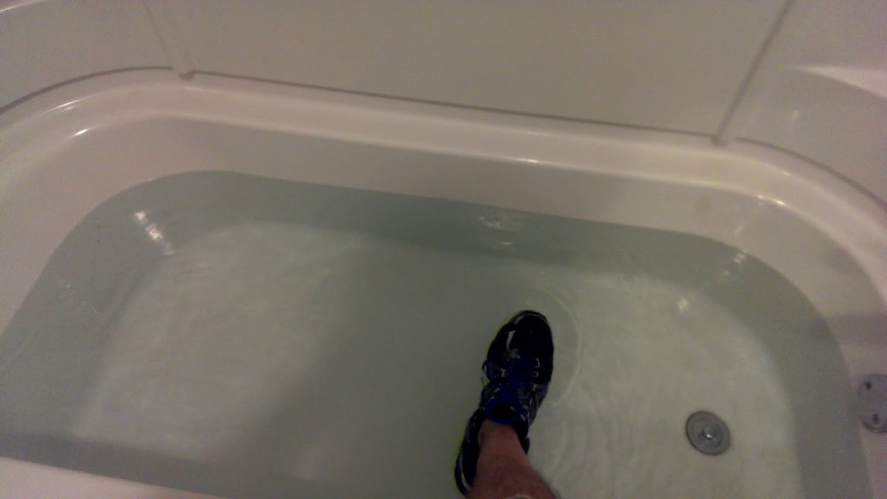 asics in the tub