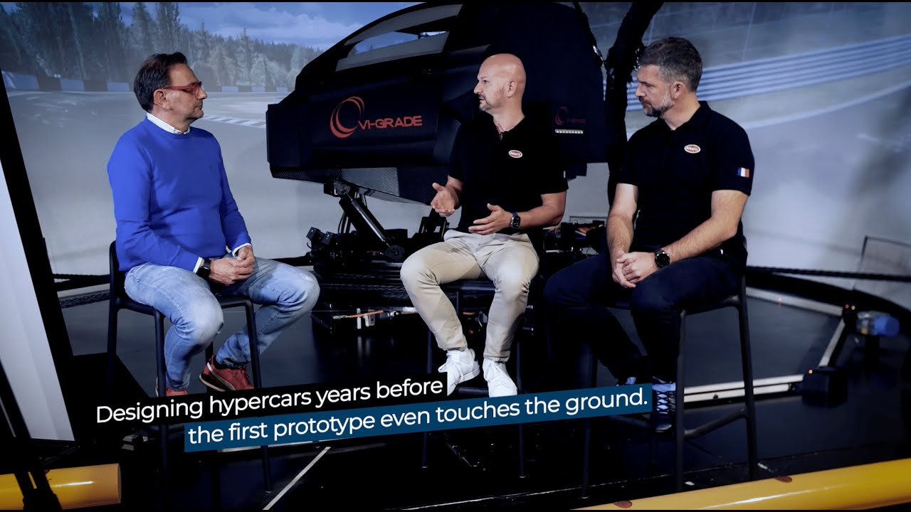 От виртуального к реальному: секрет производительности Bugatti Rimac.