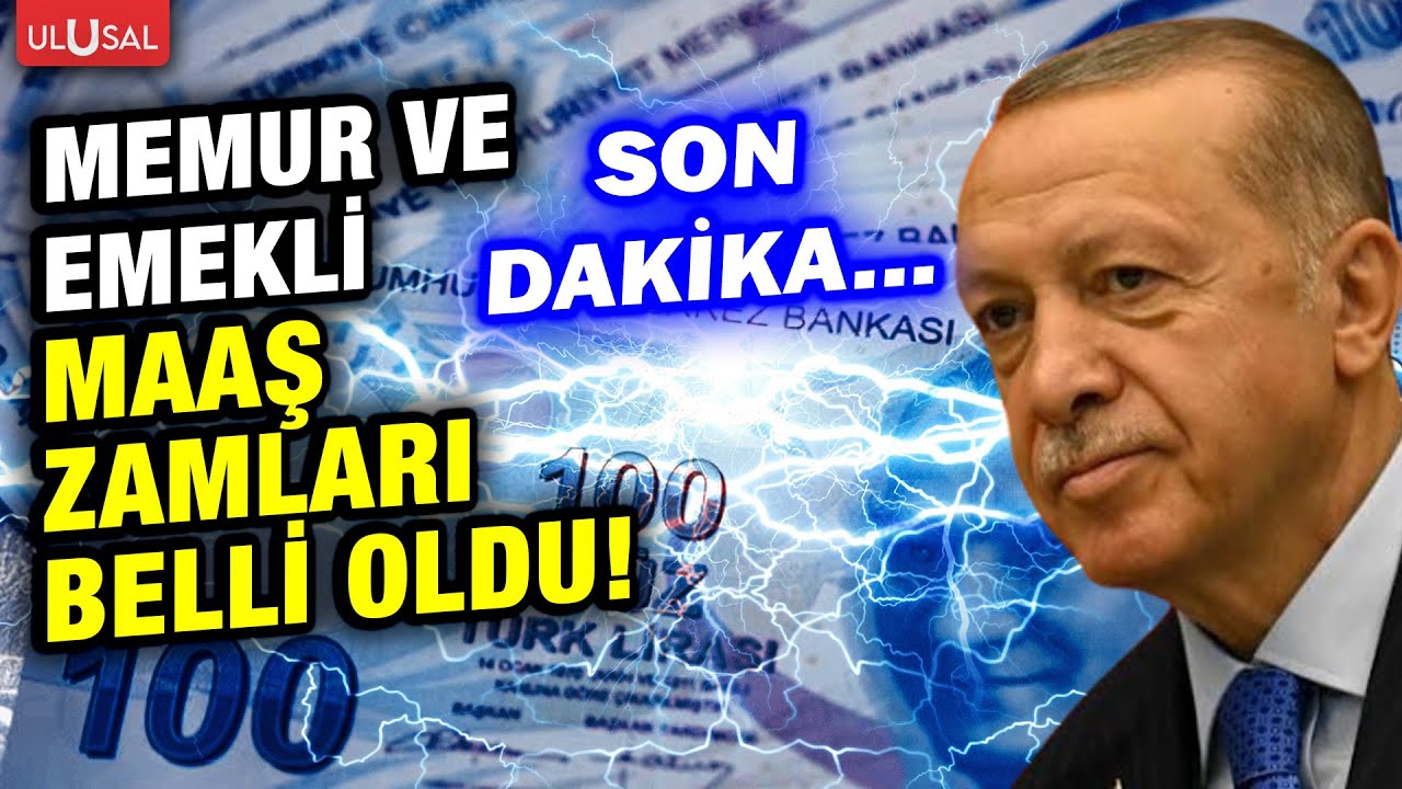 SON DAKİKA... Memur ve emekli maaş zammı belli oldu!