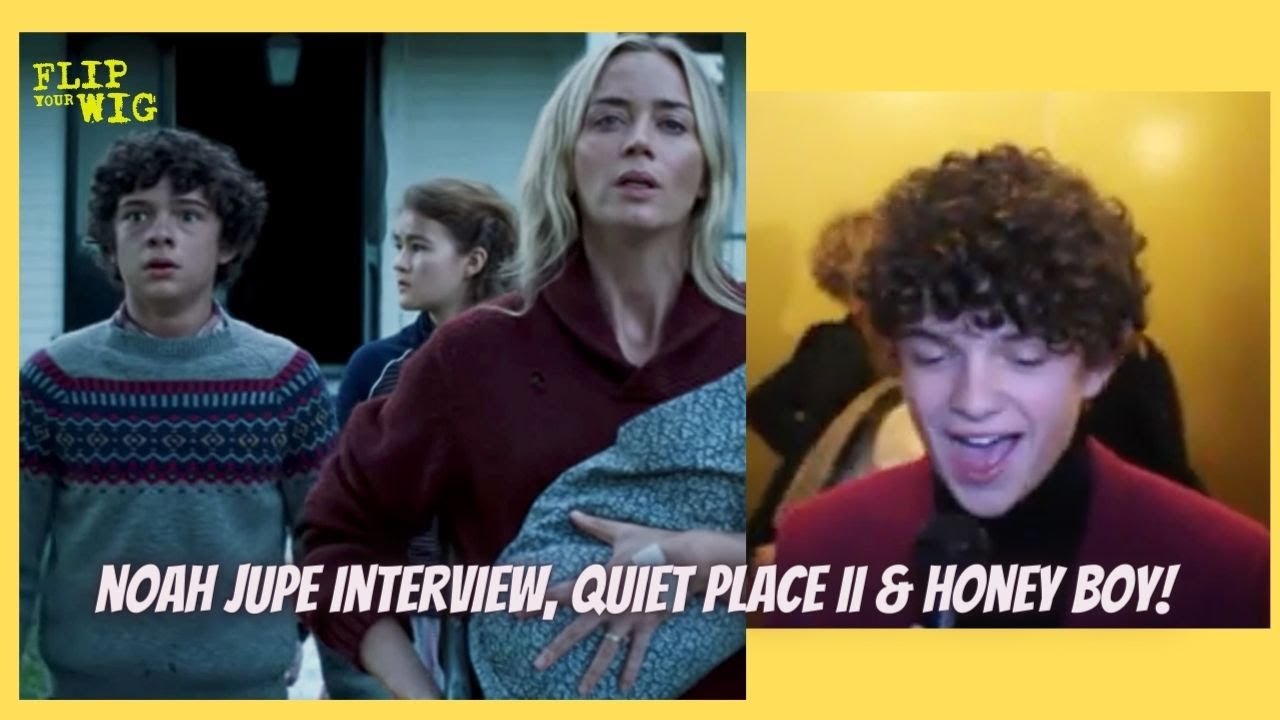 NOAH JUPE INTERVIEW!! CHATS ABOUT HONEY BOY & QUIET PLACDE 2!!
