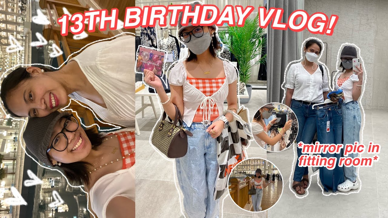13TH BIRTHDAY CELEBRATION VLOG 🎉🎂🛍️