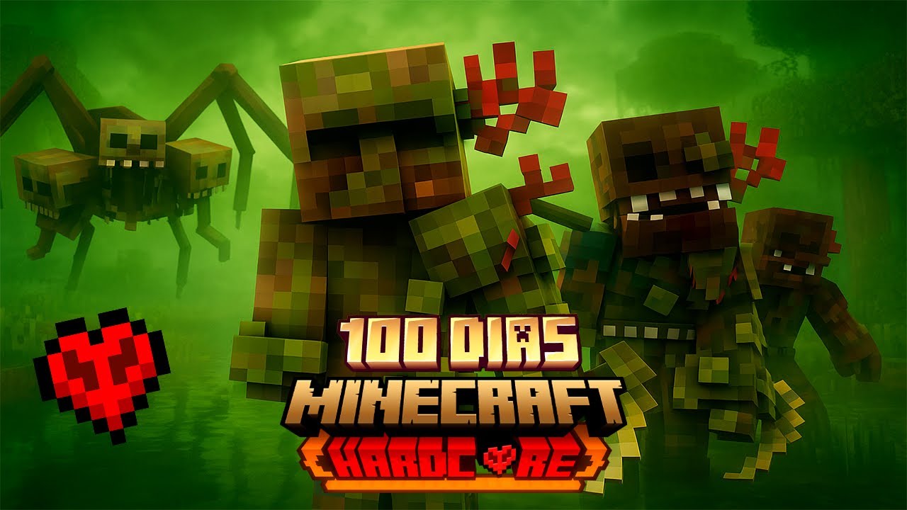 SOBREVIVI 100 DIAS en Apocalipsis de Par&aacute;sitos en MINECRAFT HARDCORE.