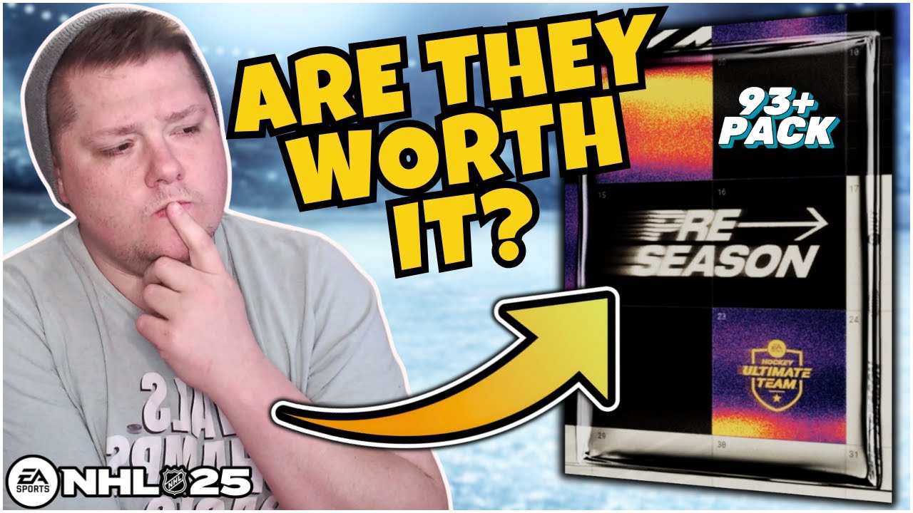 OPENING GUARANTEED 93+ PACKS! | NHL 25 Preseason Event