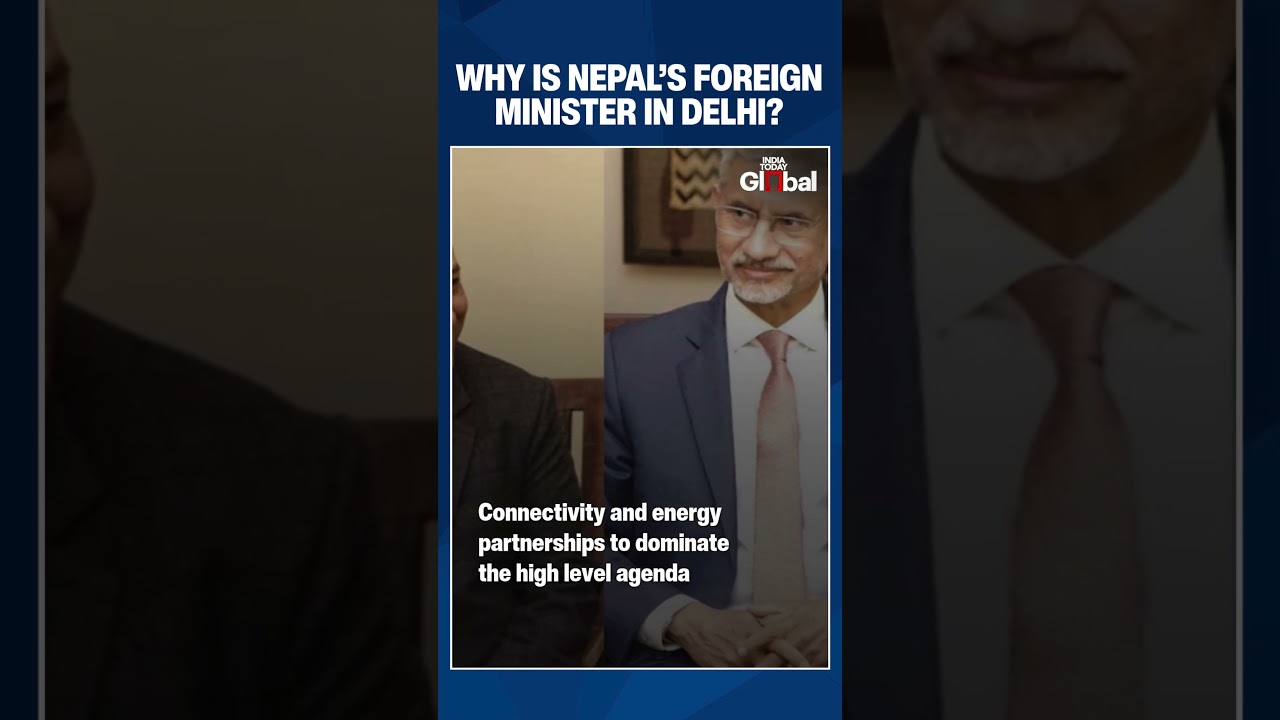 Nepal Foreign Minister Arrives in Delhi for Key Talks with Jaishankar Amid Strategic Focus |#shorts