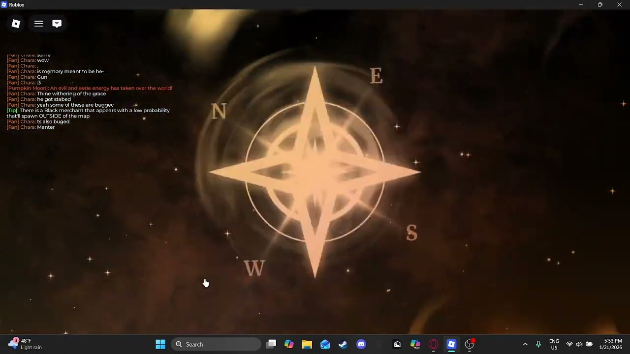Showcasing global cutscenes in sols rng.