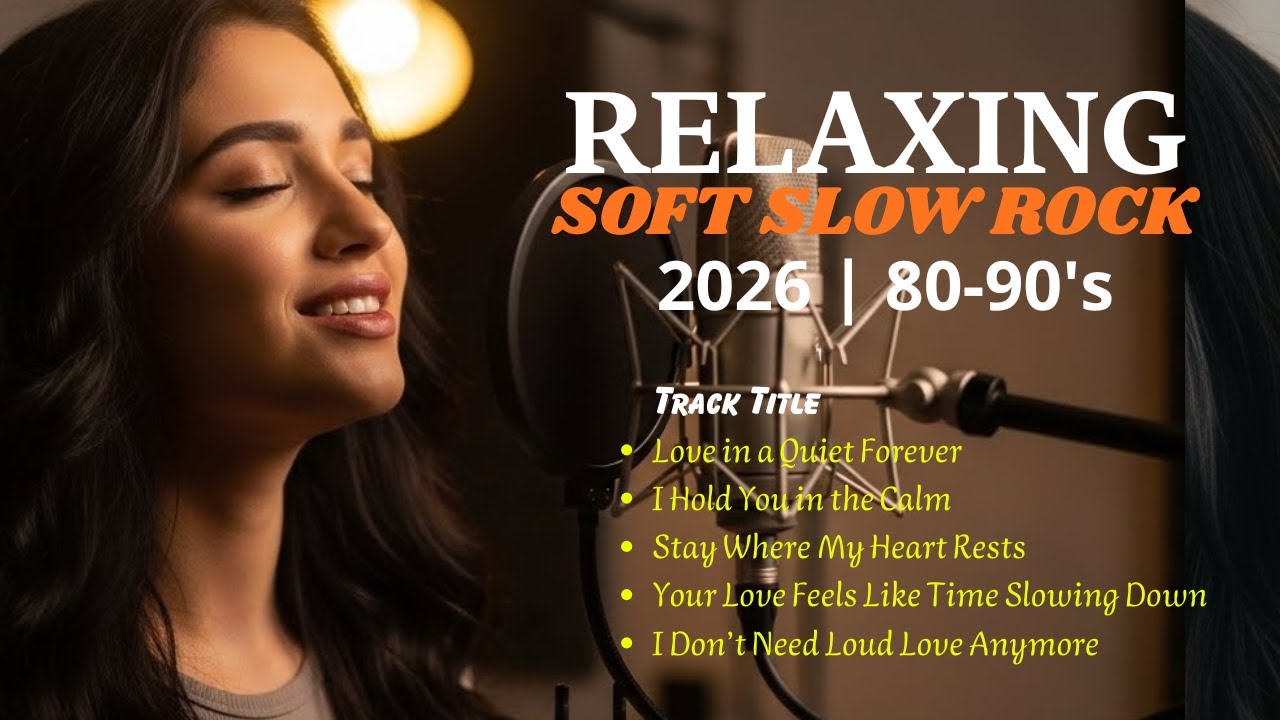 Best Relaxing Soft Rock Love Songs | Calm & Romantic 80s–90s Vibes | Black Screen