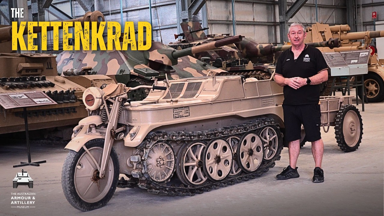 Kettenkrad - The Fallschirmjager's Tracked Dirtbike!