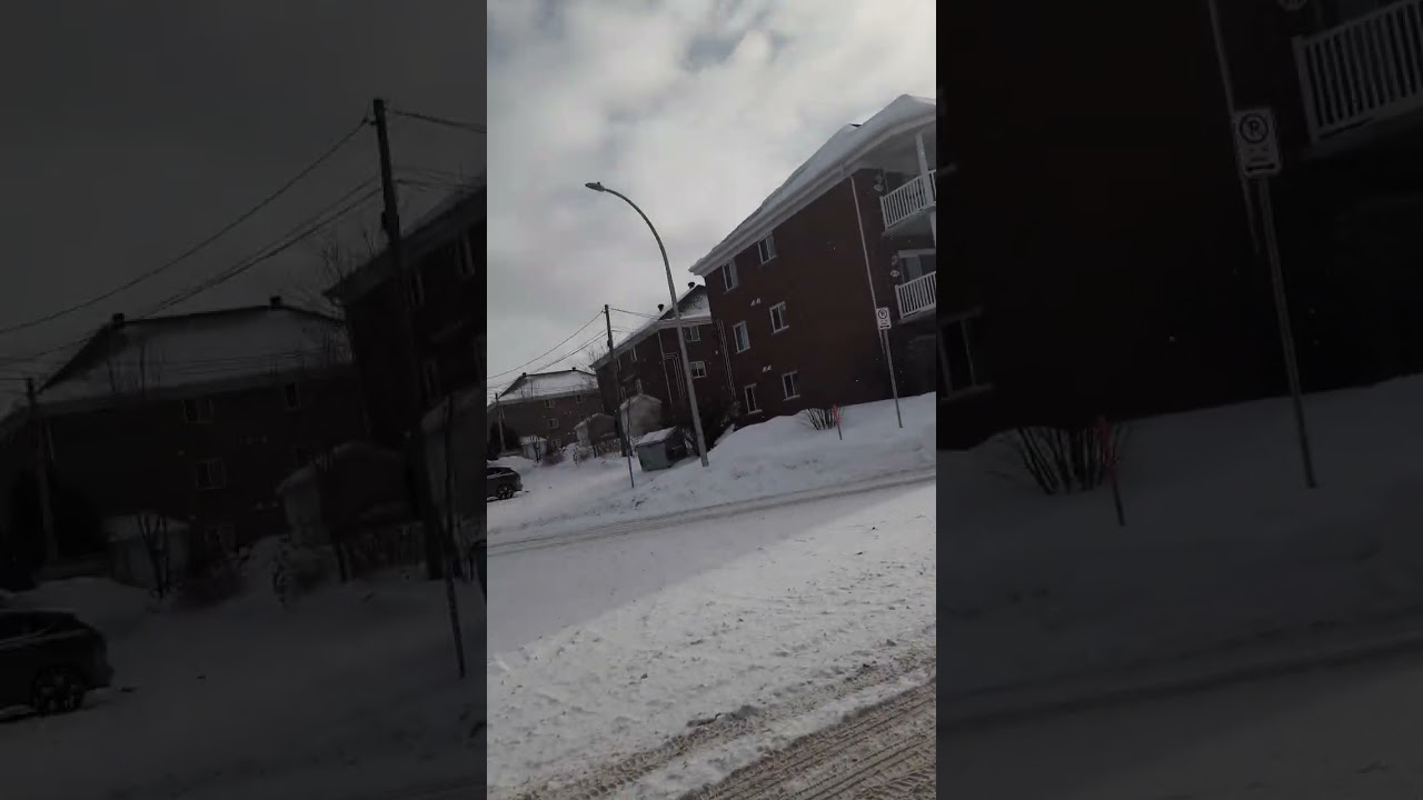 Saindo á pé  pra ir ao supermercado no Canadá 🍁 