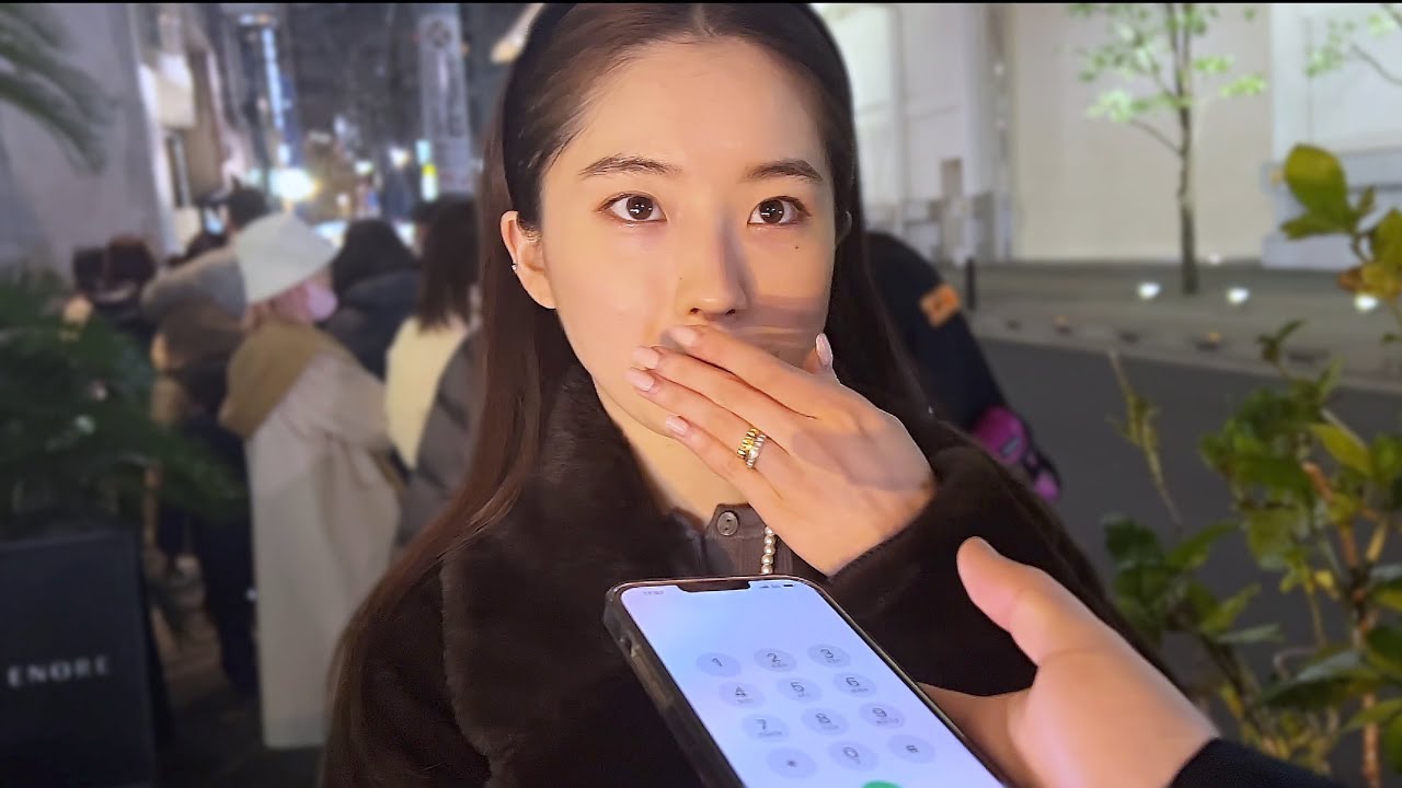 길 걷다가 진짜 잘생긴 남자가 번호 물어보면 어떻게 할꺼야? | vlog