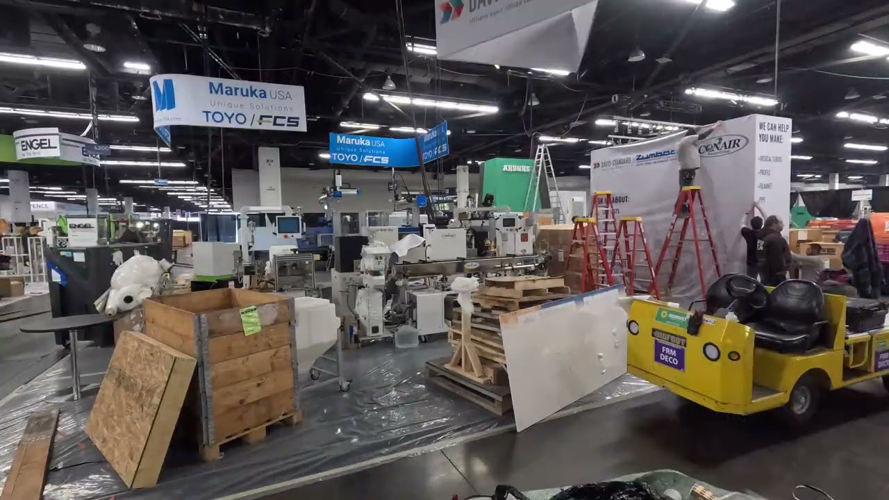 MD&M 2025 Conair booth 4320 setup time lapse
