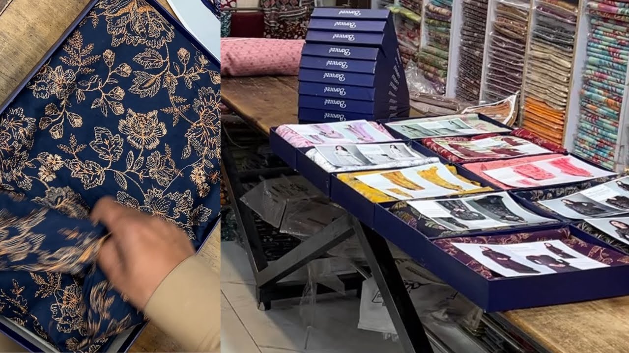EID COLLECTION 2ND Volume | BAREEZE EMBROIDERED COLLECTION WHOLESALE RATES | HASHIM FABRICS