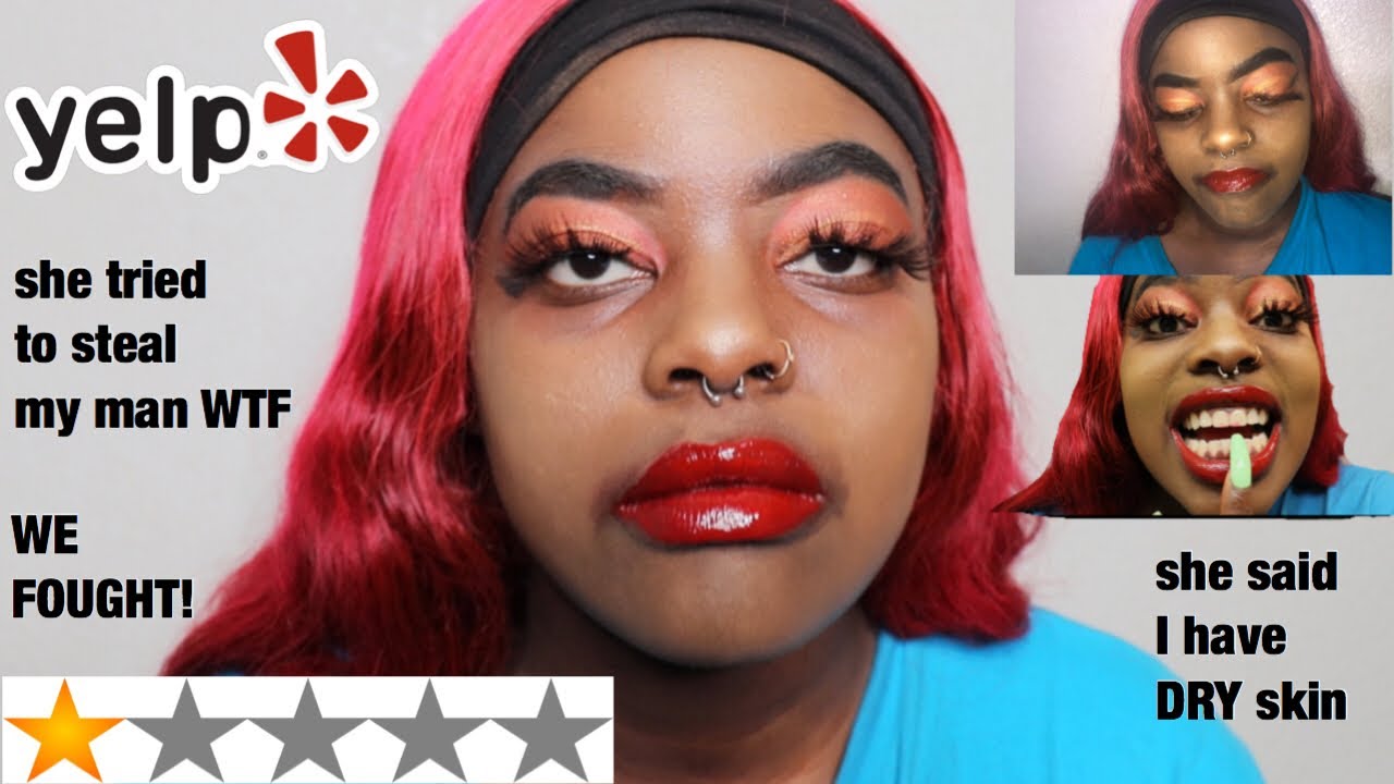 I WENT TO THE WORST REVIEWED MAKEUP ARTIST IN MY CITY (SHE WAS RUDE AF & TRIED TO STEAL MY MAN!!!)