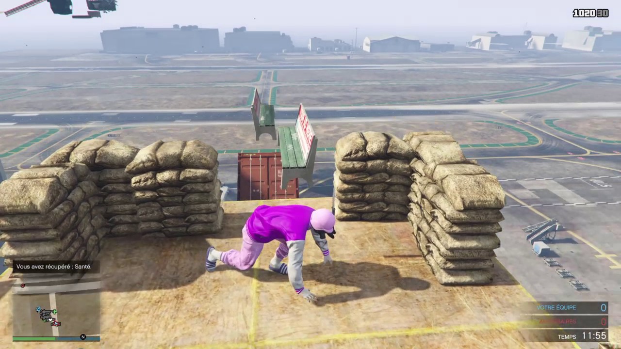 Affrontement parkour sur gta5